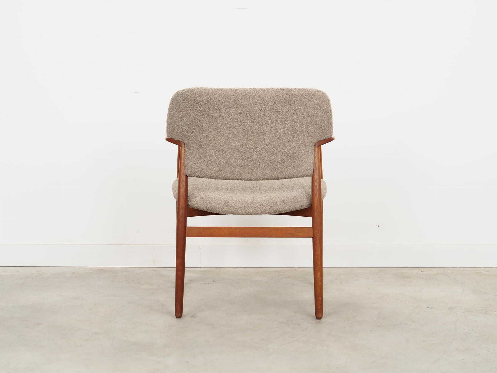 Eiken Fauteuil, Deens Design, Ca. Jaren 1960, Ontwerp: Ejner Larsen & Aksel Bender Madsen, Productie: Fritz Hansen photo vinterior
