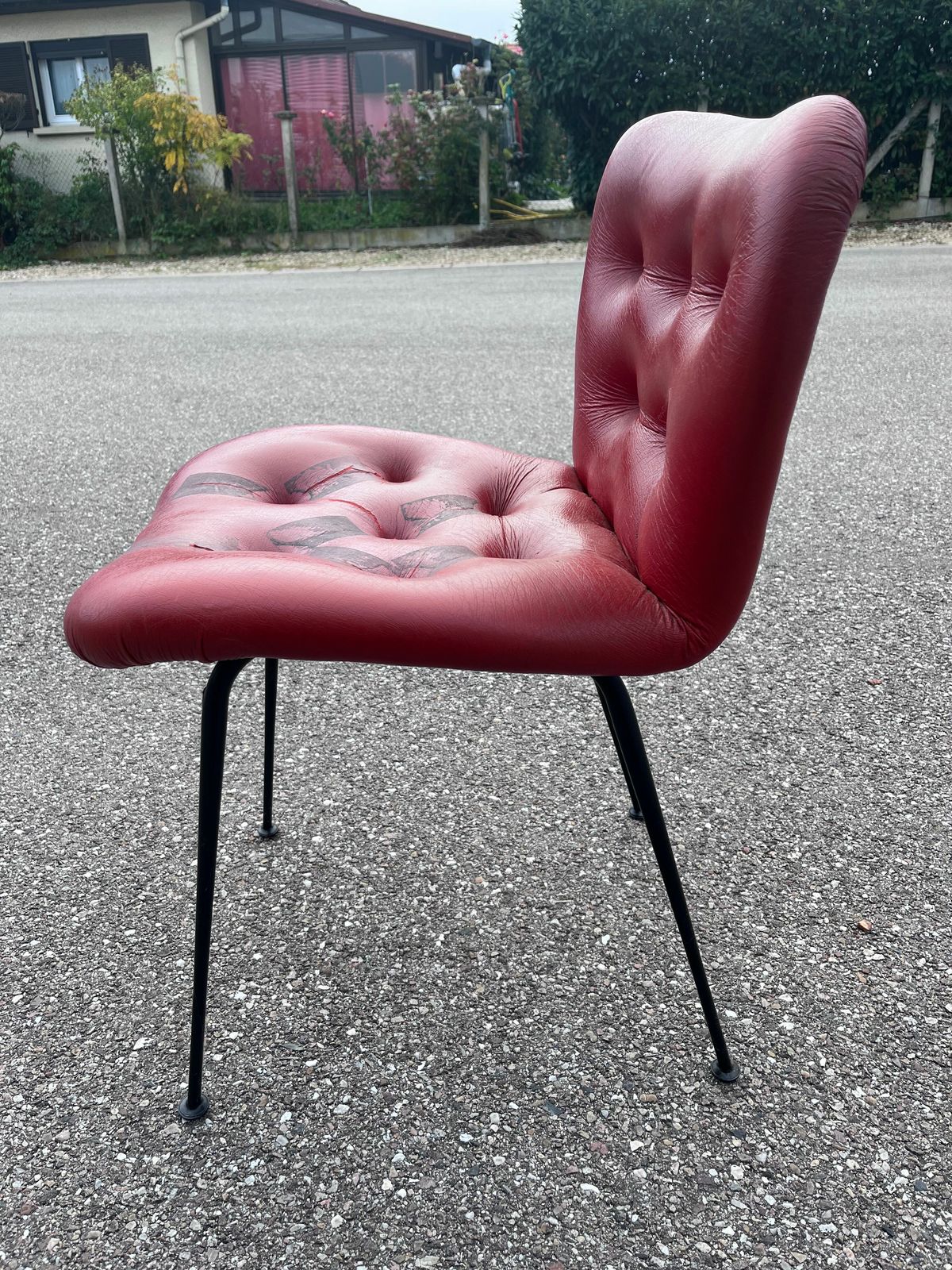 1950 Chair By Louis Sognot, 1950s photo buy