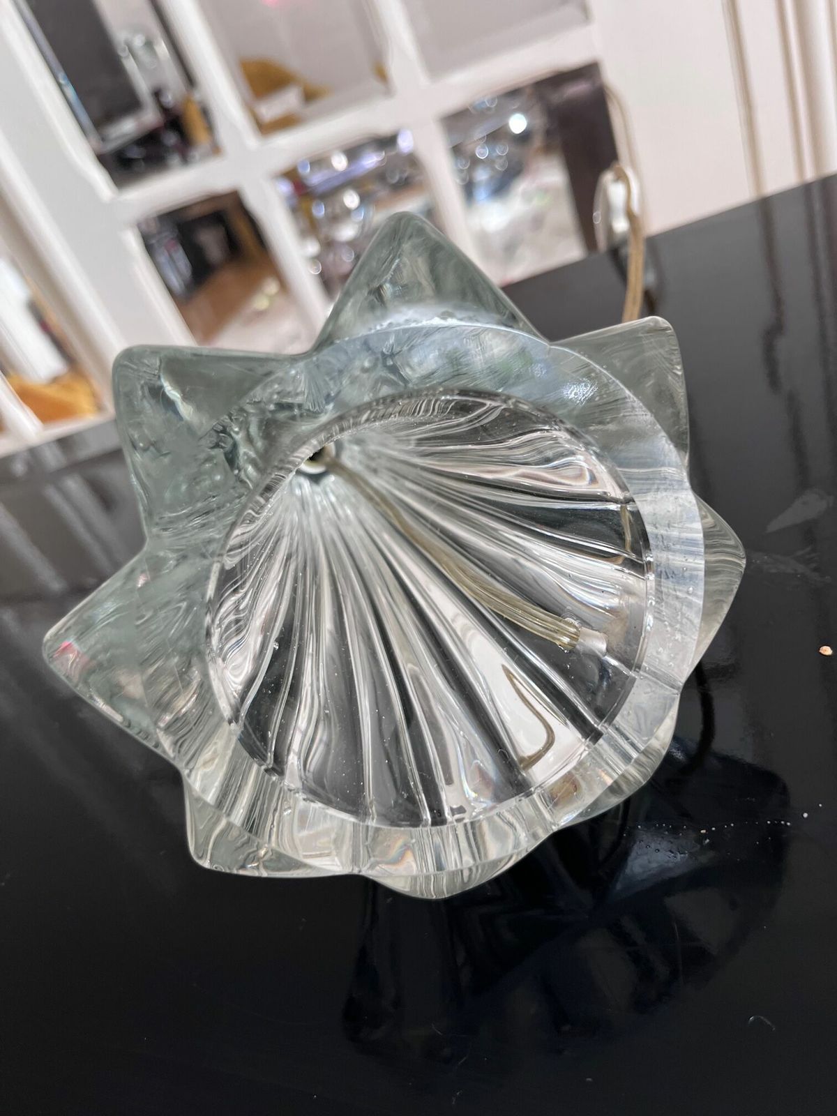 Crystal Lamp Pierre D'avesn, 1950s photo for sale
