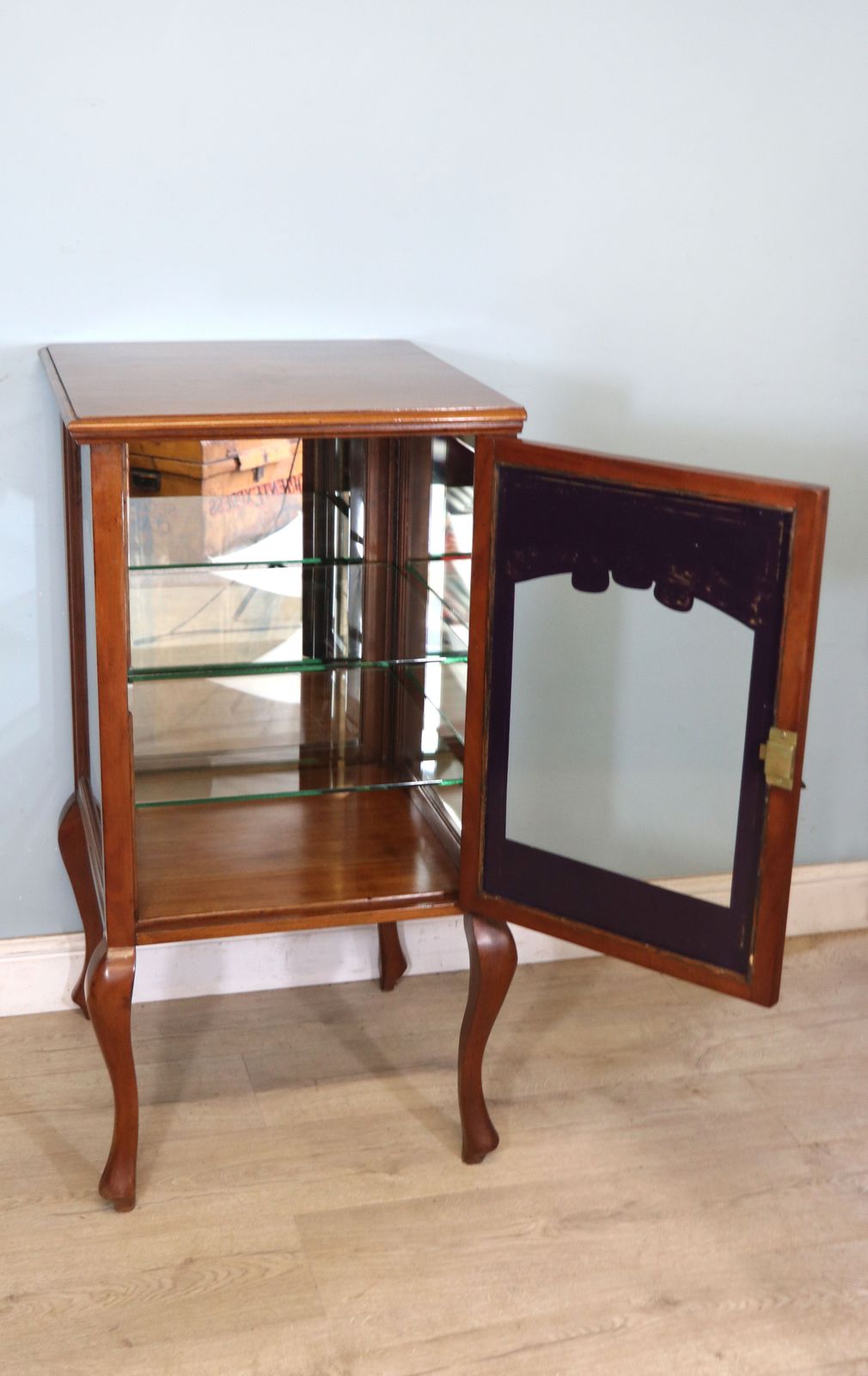 A Lovely Early To Mid 20th Century Glazed Side Cabinet. photo buy
