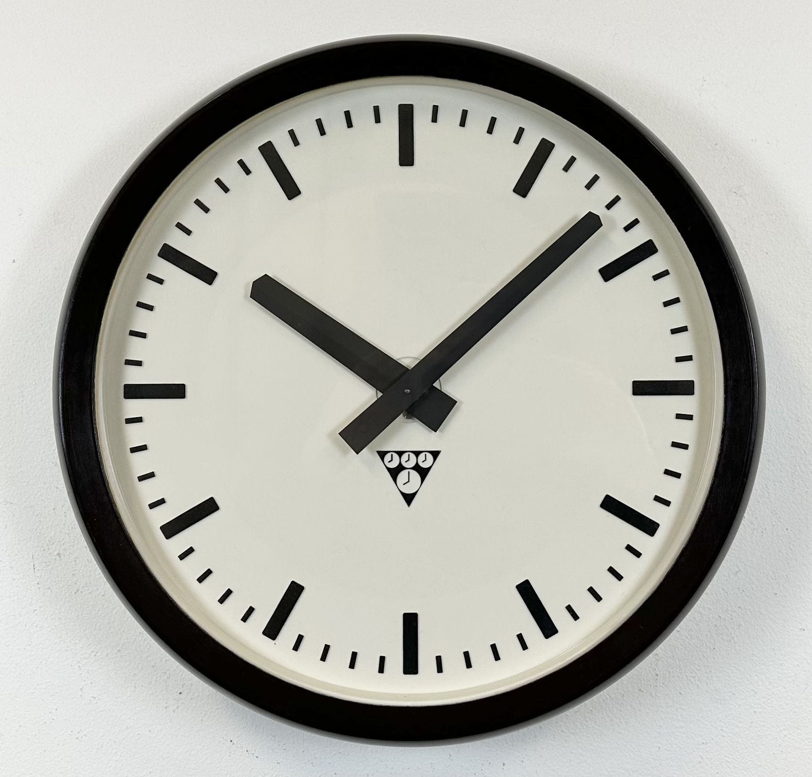 Industrial Bakelite Factory Wall Clock From Pragotron, 1970s  6x photo furniture