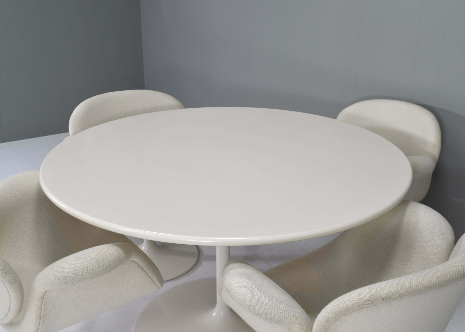 1st Edition 'Tulip' Dining Set By Pierre Paulin For Artifort, Netherlands, 1965 photo vinterior