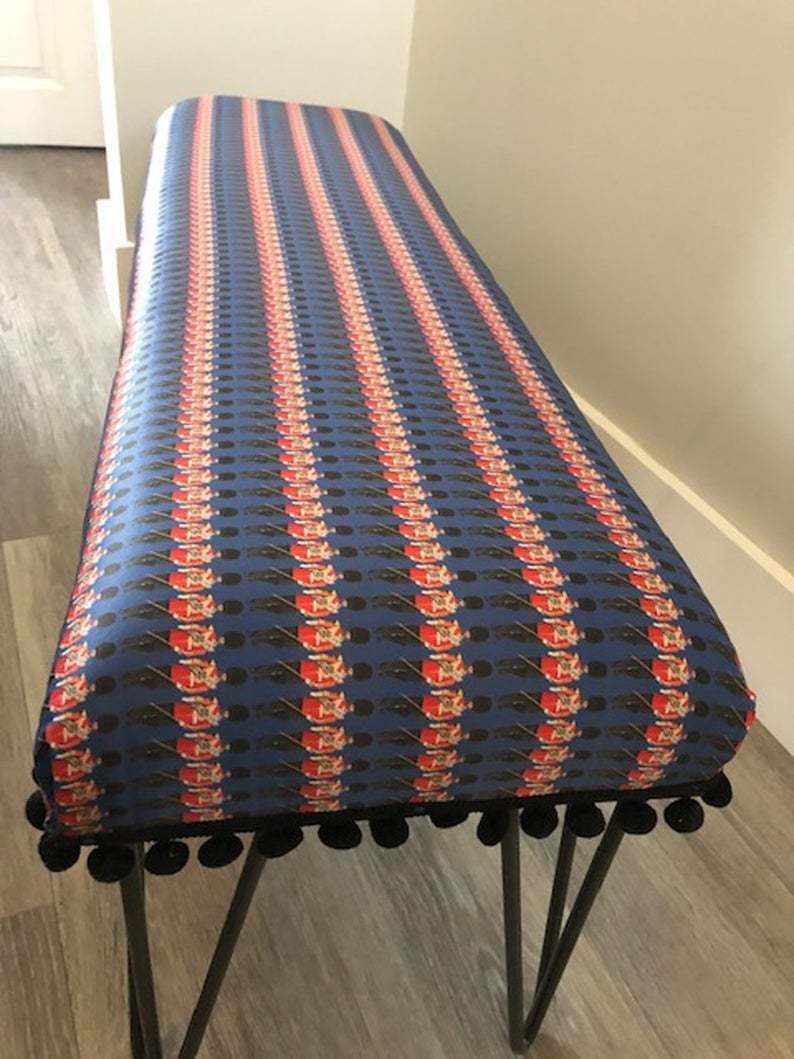 Bearskin Soldiers Bench On Hairpin Legs photo buy