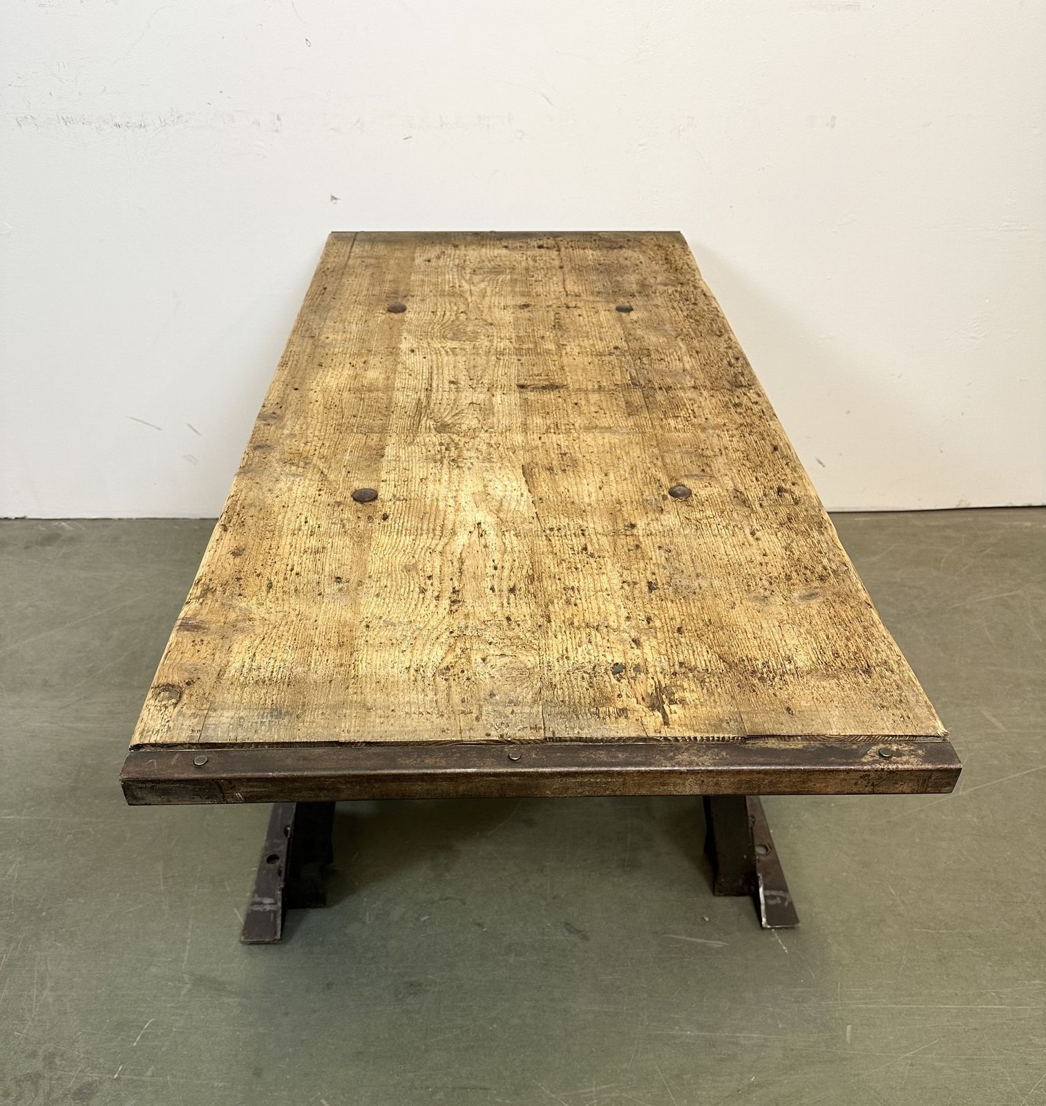 529.0 Industrial Riveted Coffee Table, 1960s photo