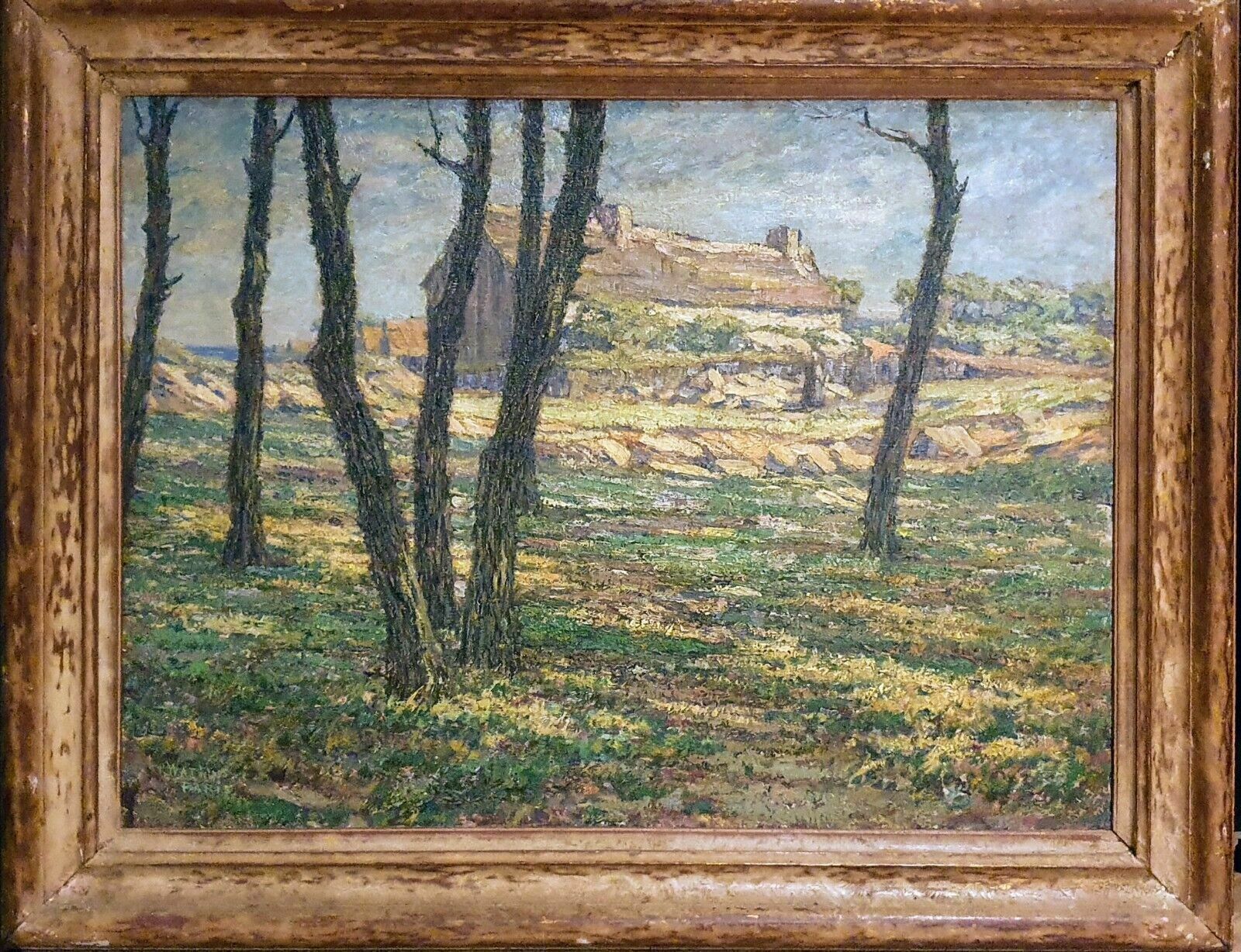 Antique Oil Painting Simple Life Brittany Catherine W Watkins Born Ontario 1861 Signed Dated Titled Extensive History Internationally photo Art