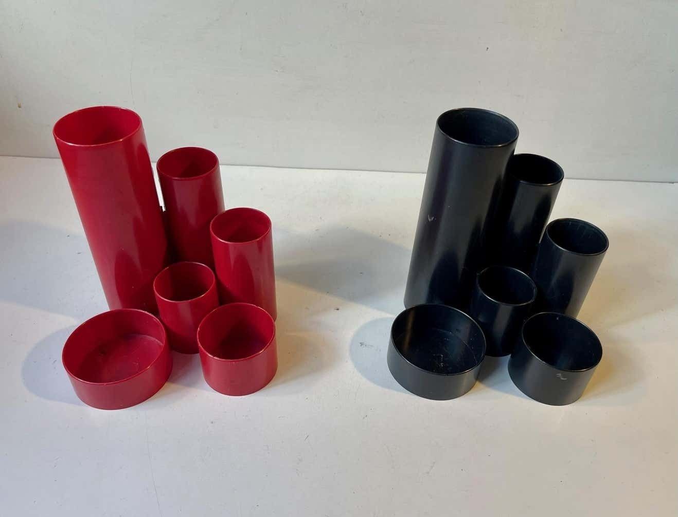 Swiss Modern Desk Organizers, Pencil Holders By Pentex, 1970s photo furniture