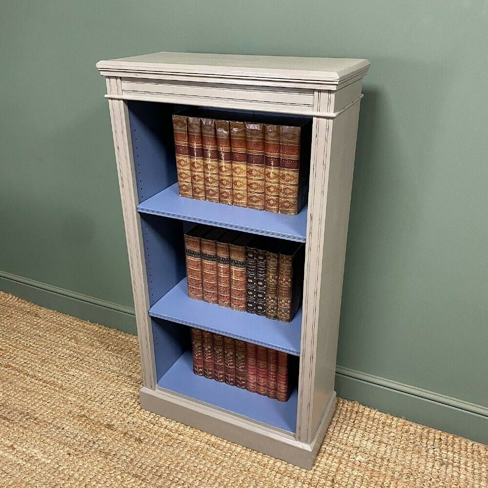 Country House Antique Painted Bookcase photo Furniture