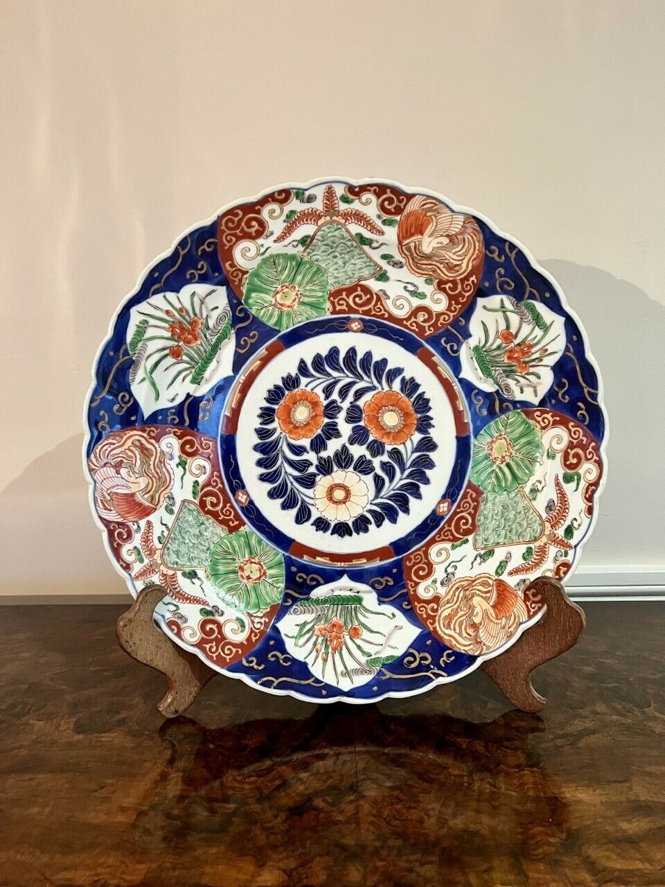 Quality Antique Japanese Imari Charger photo Home Decor