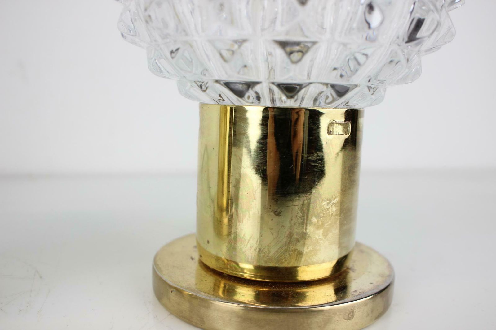 Pair Of Table Or Wall Lamps Preciosa Kamenický šenov 1960's photo Lighting