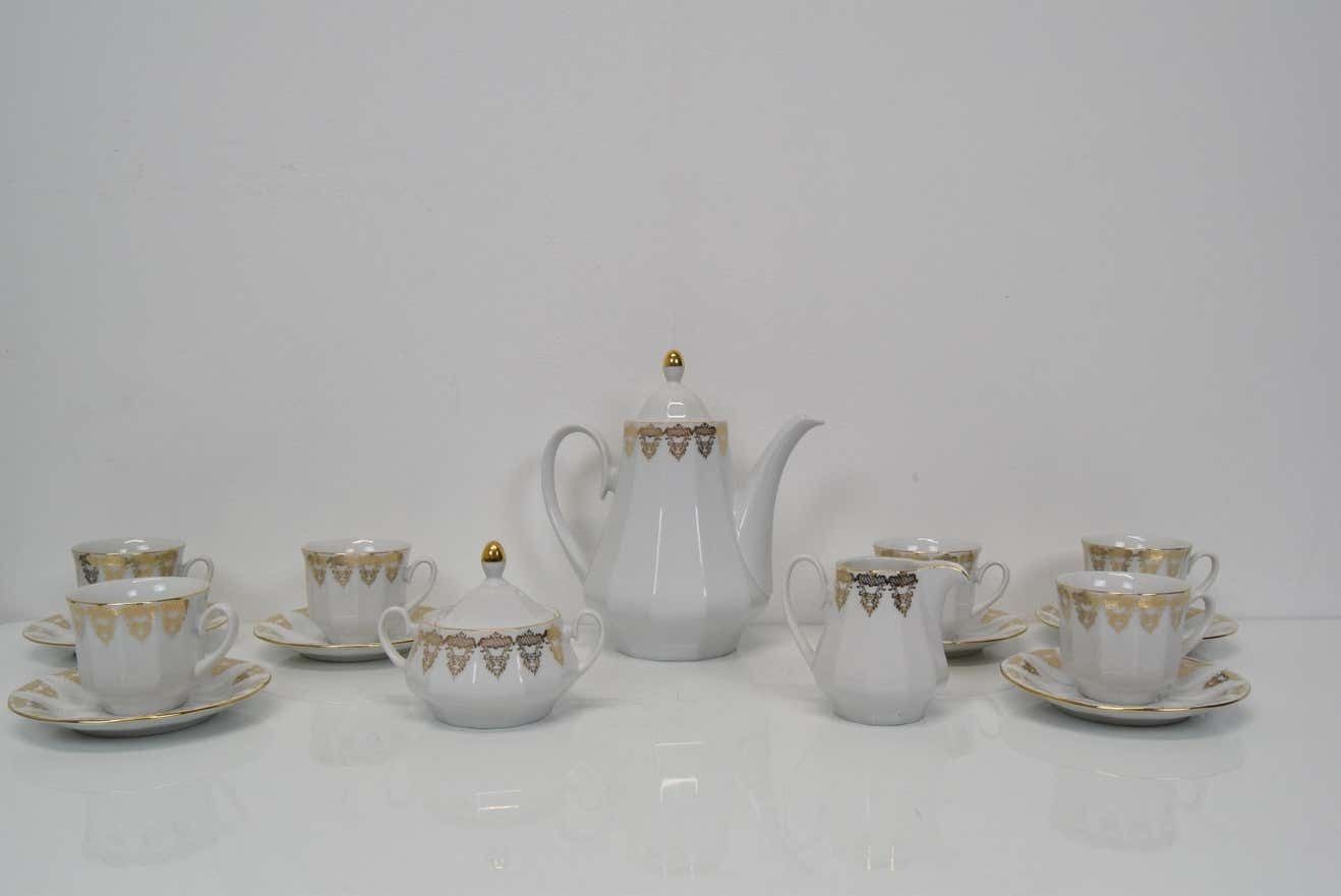 Set Porcelain For Tea Or Coffee,Carlsbad Porcealin By Company Epiag D.F. photo for sale