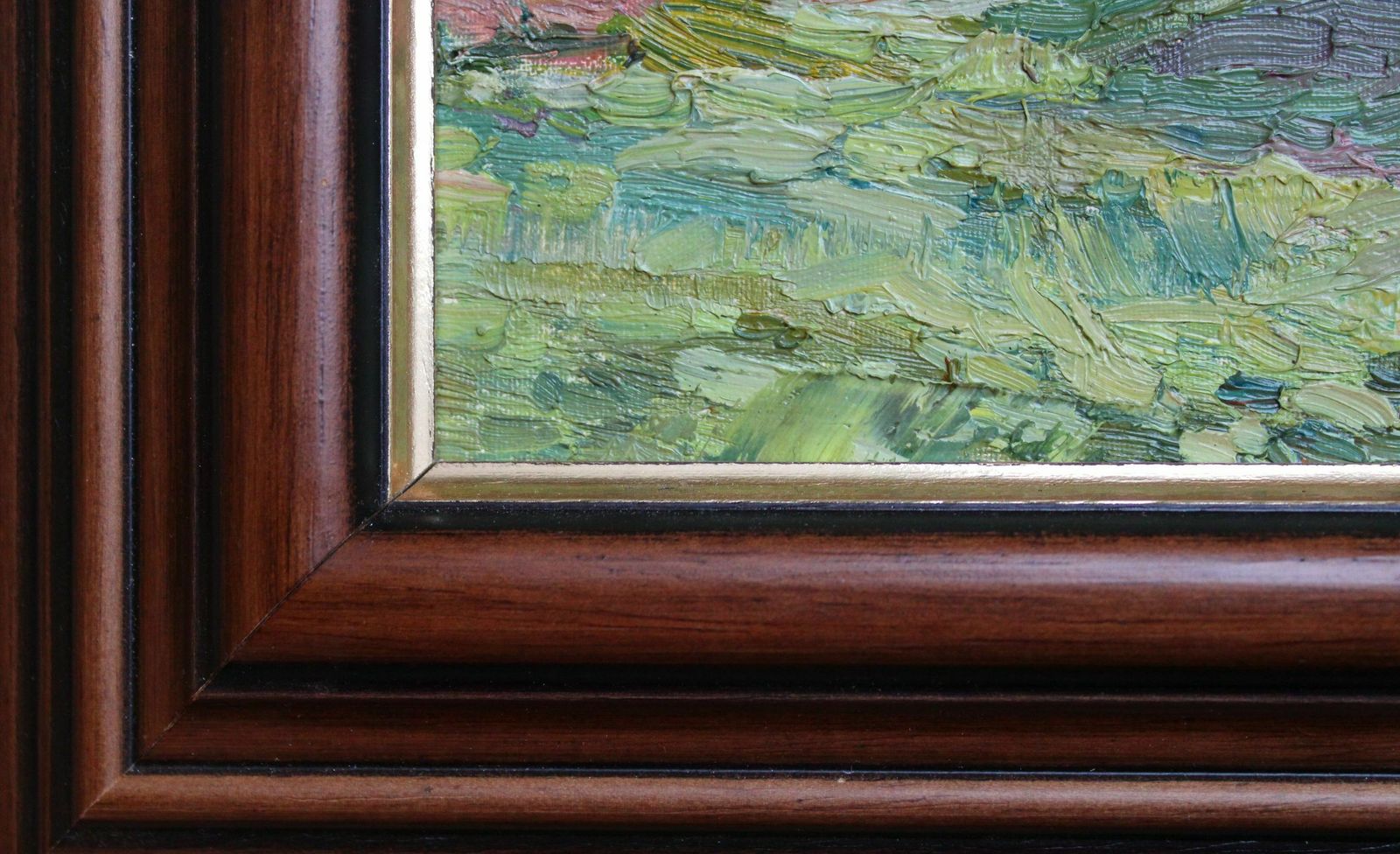 Landscape With Tree. 1961. Oil On Cardboard. 11x15,5 Cm. photo Art