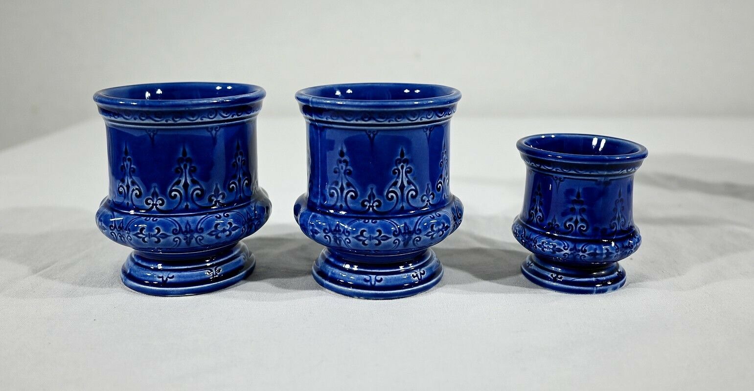 photo buy Rare 5 Piece Earthenware Service From Choisy Le Roy, Hauttin Boulenger & Cie, Early 20th Century