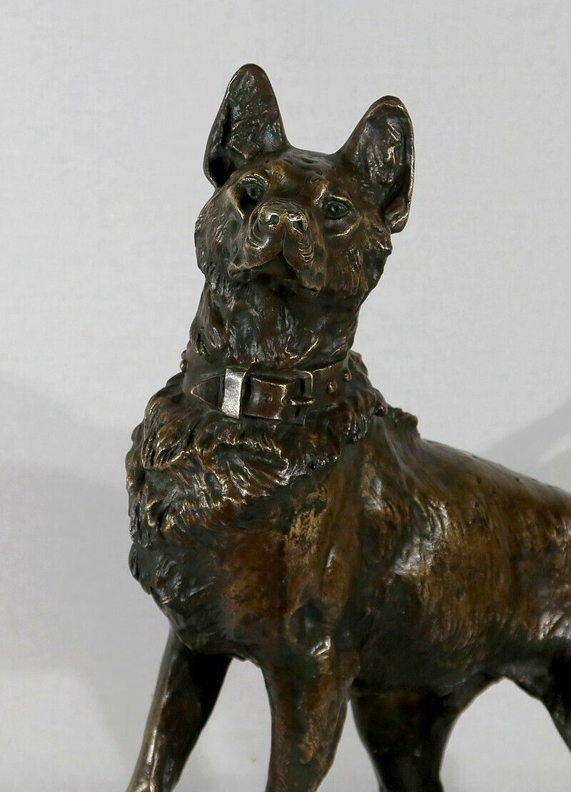 3265.1 Important Bronze “Le Berger” By Tf. Cartier – Early 20th Century photo