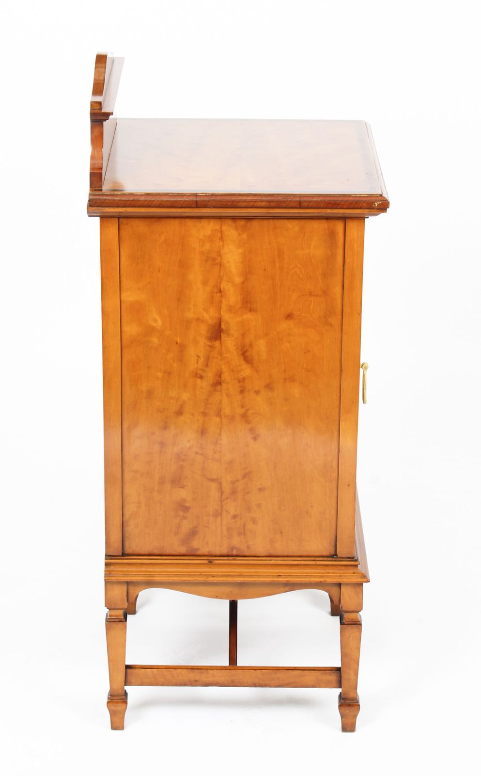 Victorian Satinwood & Inlaid Bedside Cabinet C.1880 19th Century photo for sale