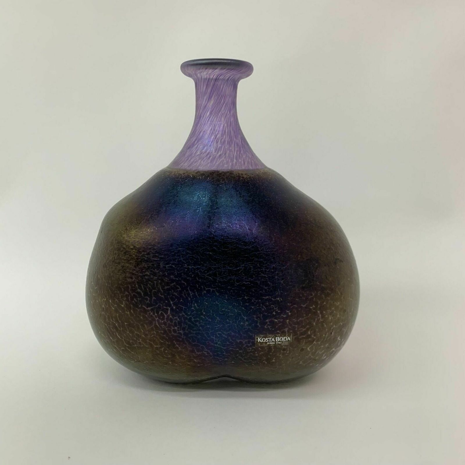 Bertil Vallien For Kosta Boda Volcano Vase photo for sale