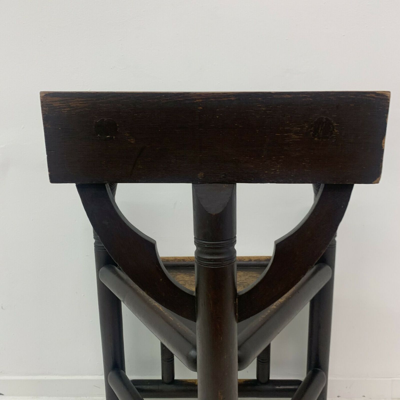 photo for sale Zweedse Munk Driepoot Fauteuil In Massief Eiken, Ca. Jaren 1960
