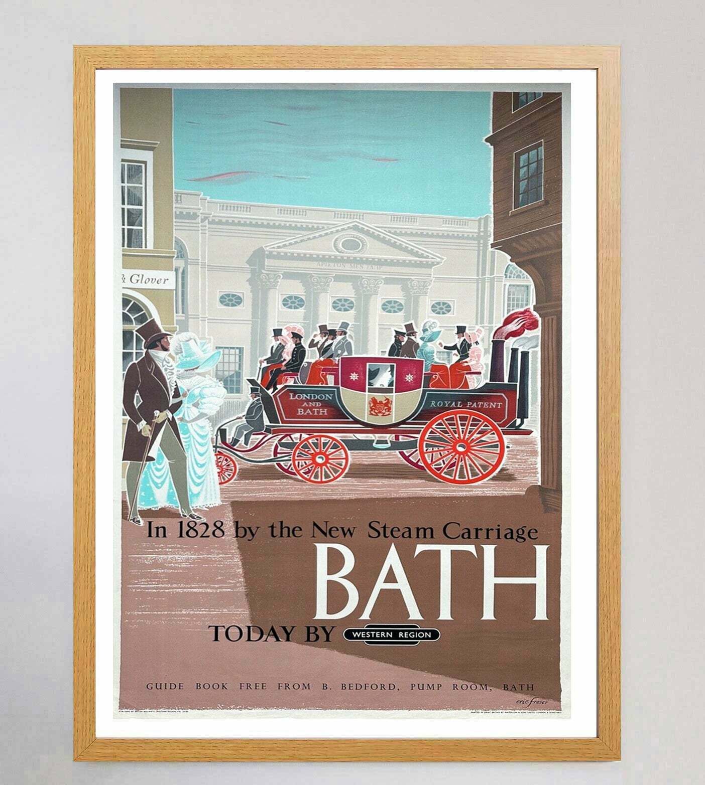 Bath   British Railways Original Vintage Poster photo Art