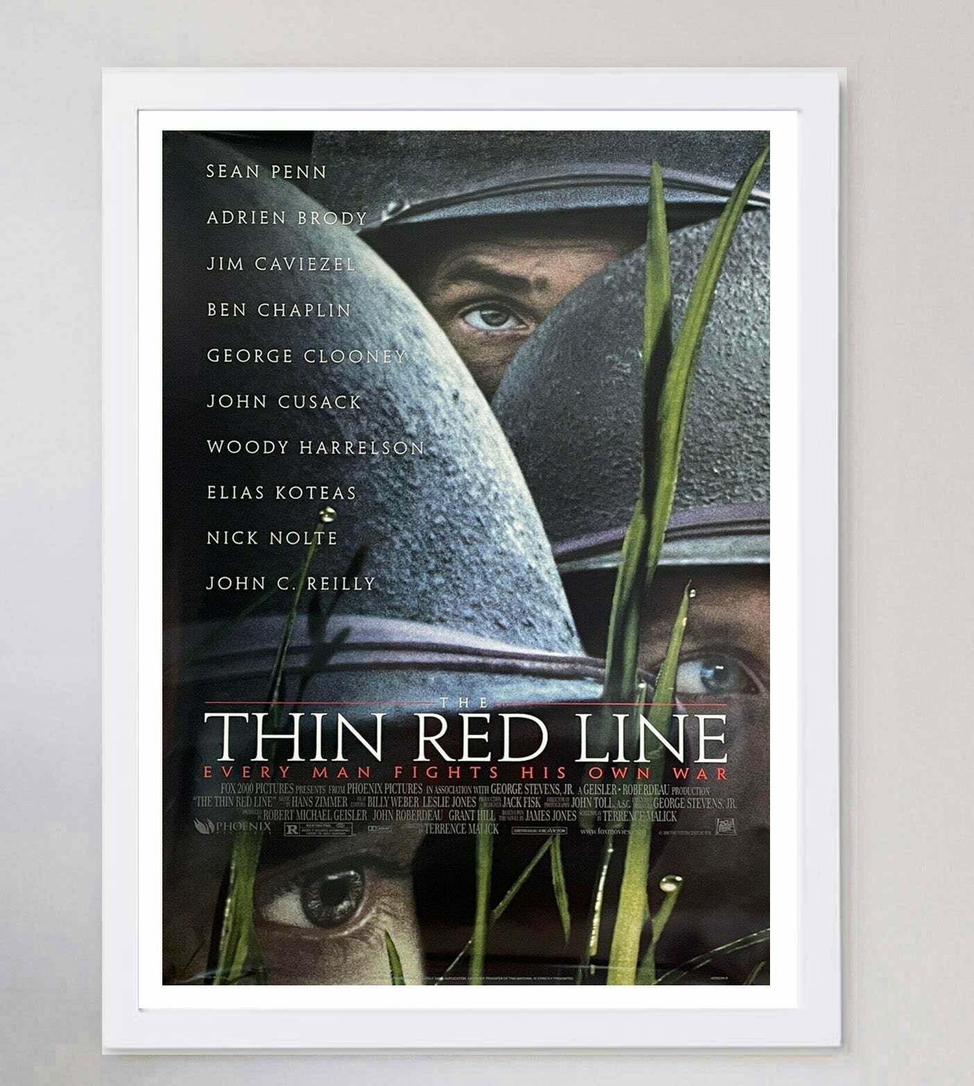 The Thin Red Line  Original Vintage Poster photo for sale