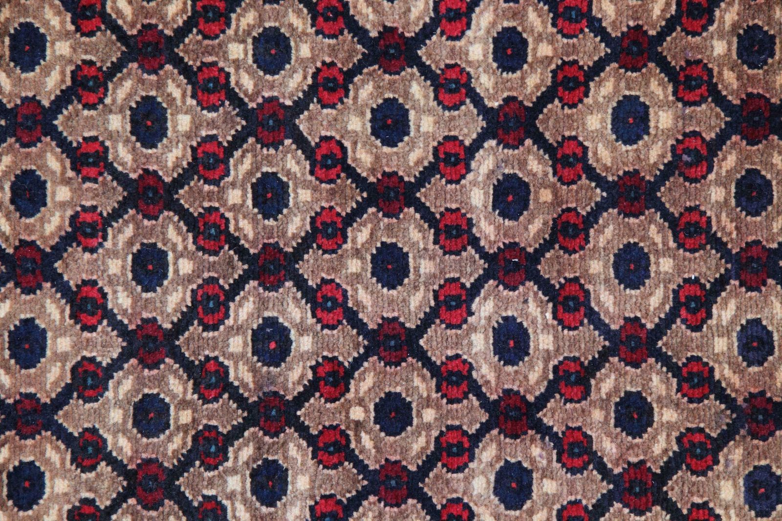 Handmade Runner Rug Traditional Oriental Wool Geometric Carpet Rug photo Textiles
