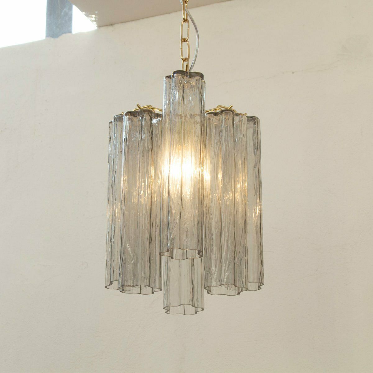 Tronchi Pendant Lamp In Murano Glass, 1990s photo buy