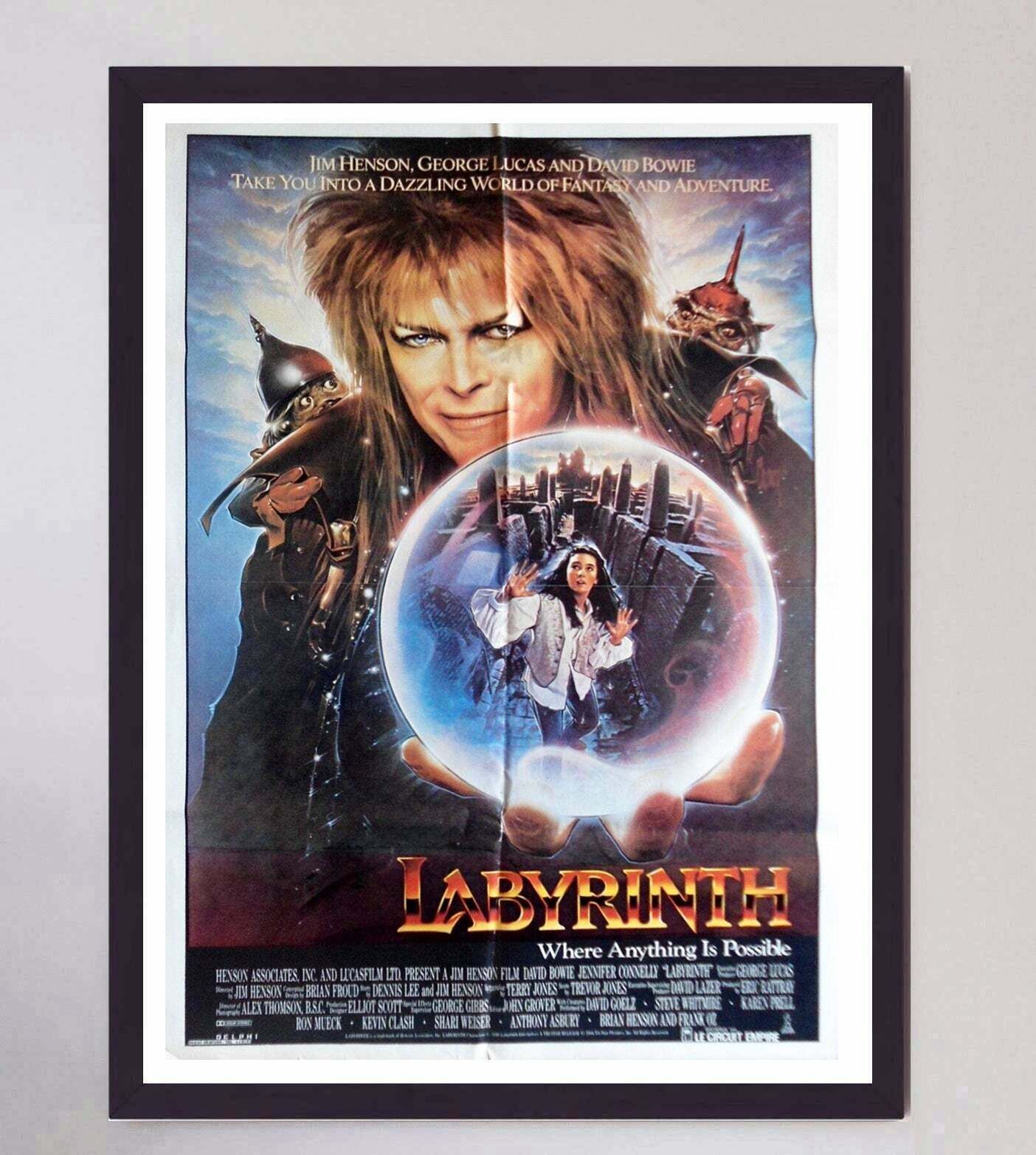 Labyrinth Original Vintage Poster photo furniture