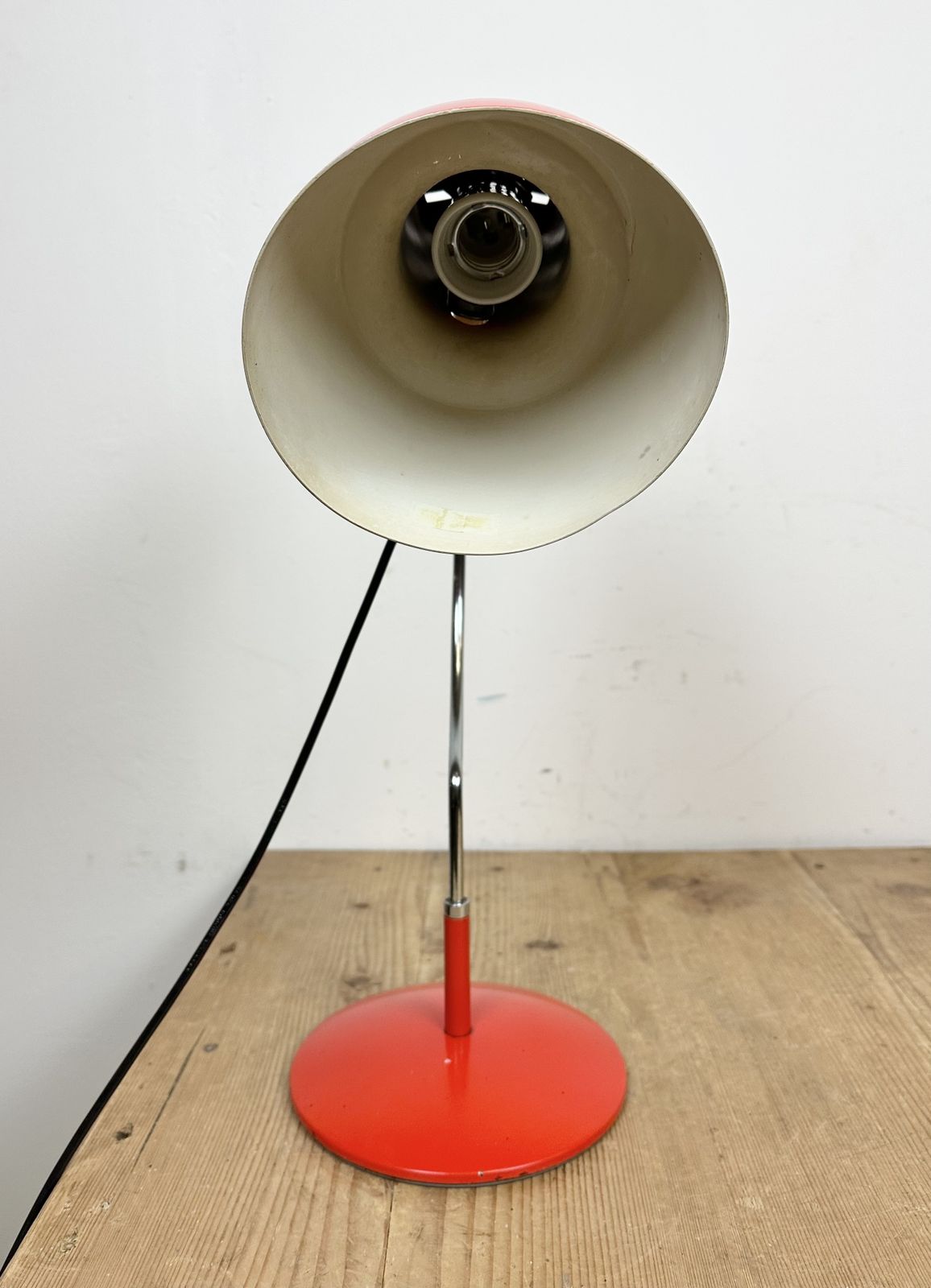 Red Table Lamp By Josef Hurka For Napako, 1960s photo buy