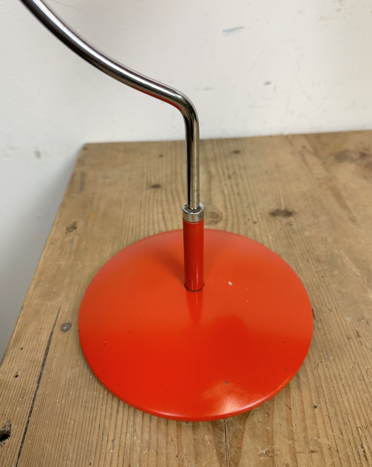 photo vintage Red Table Lamp By Josef Hurka For Napako, 1960s