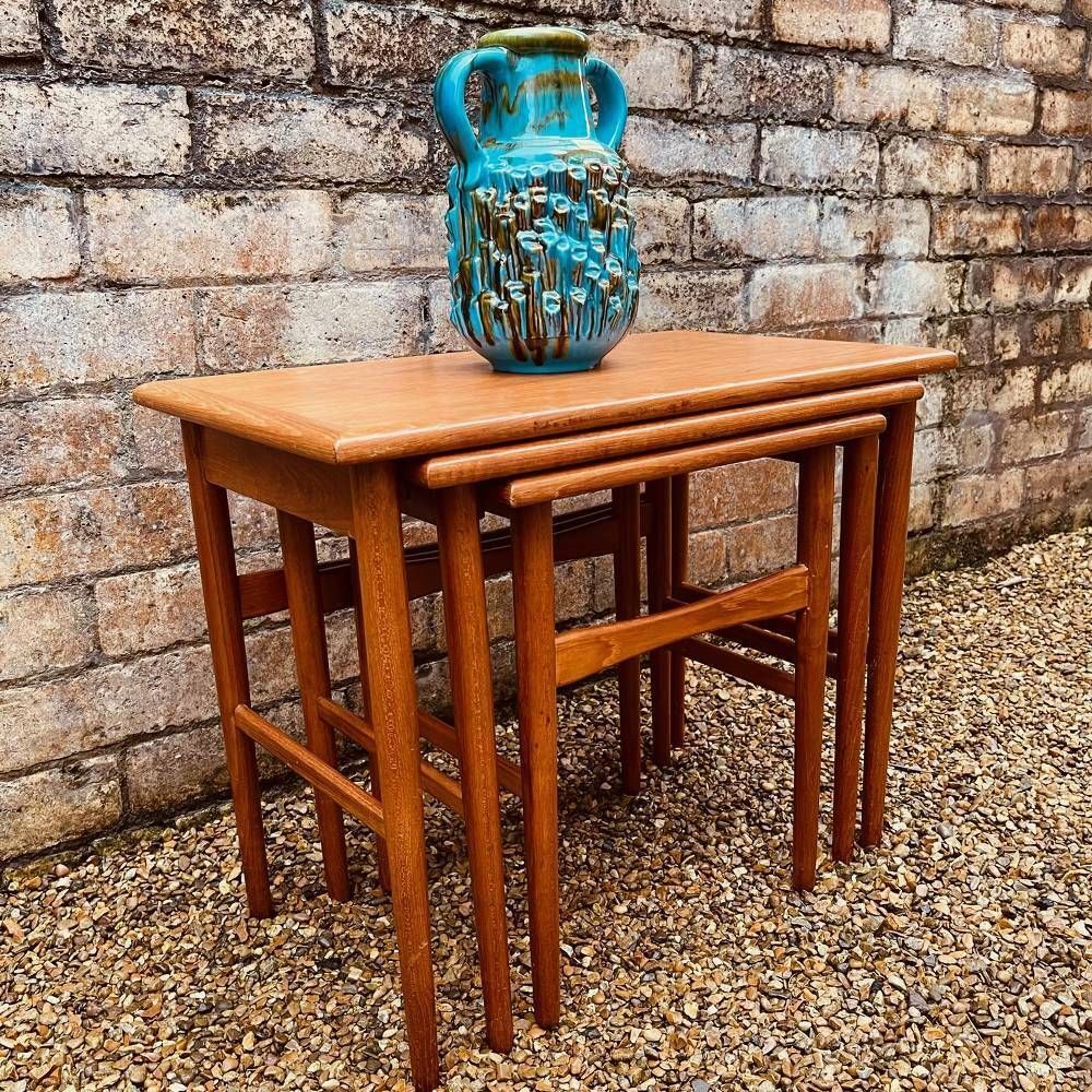 Kai Kristiansen For Mh Møbler Nest Of Tables, Denmark C1960 photo for sale