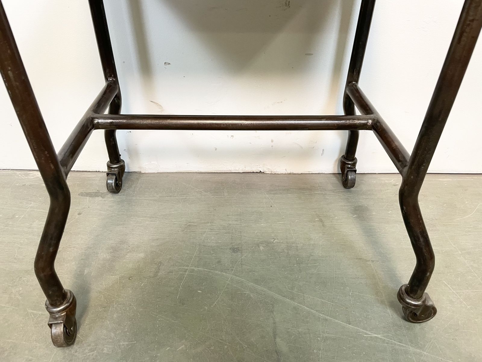 Furniture Industrial Table On Wheels, 1960s photo