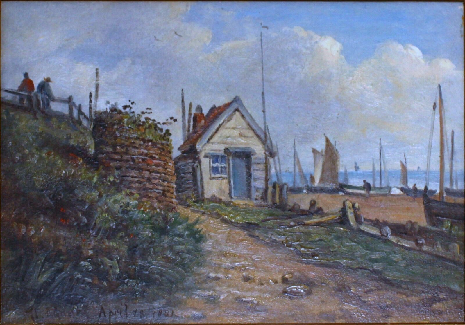 Small Oil Painting By John Moore (Of Ipswich) photo furniture
