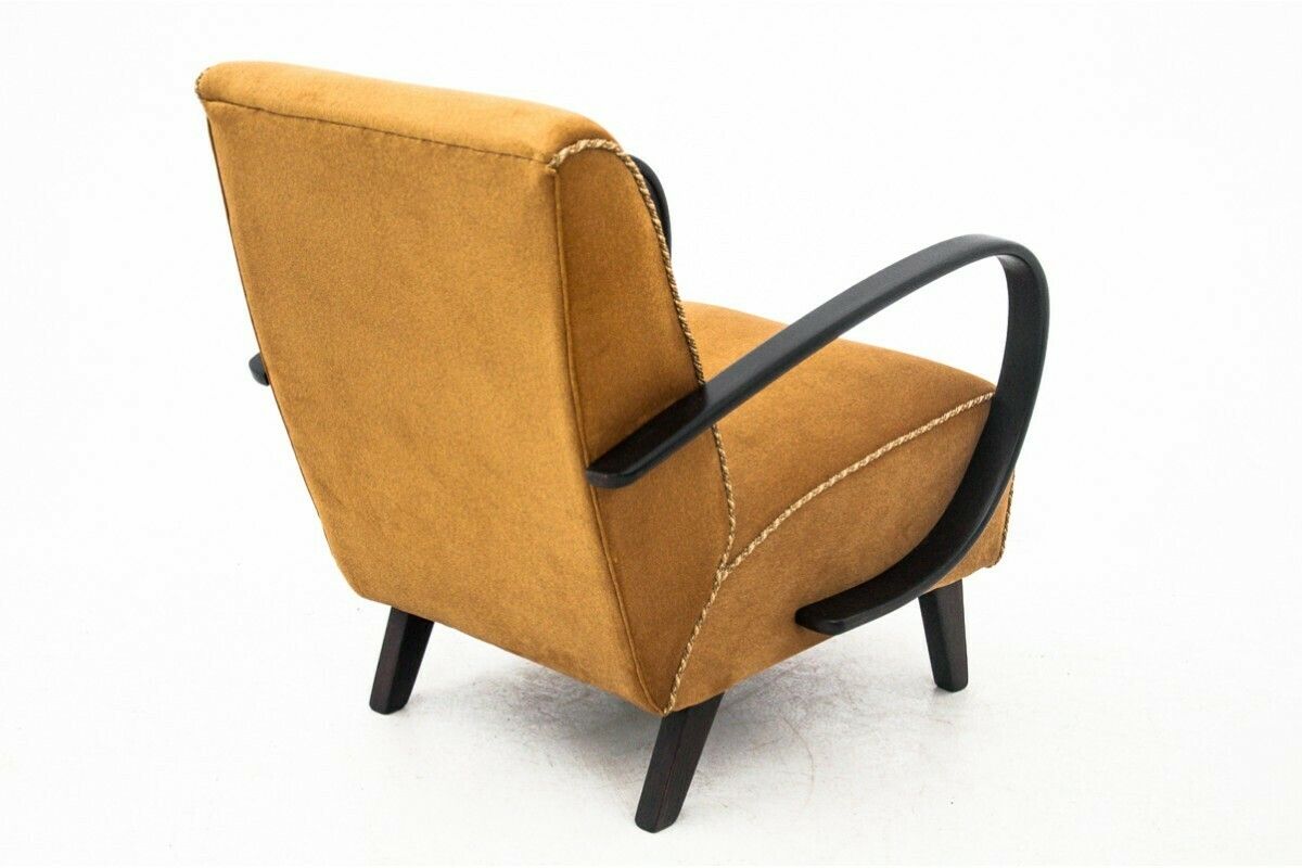 photo buy Pair Of Art Deco Armchairs, Designed By J. Halabala, Czech Republic, 1930s. After Renovation.