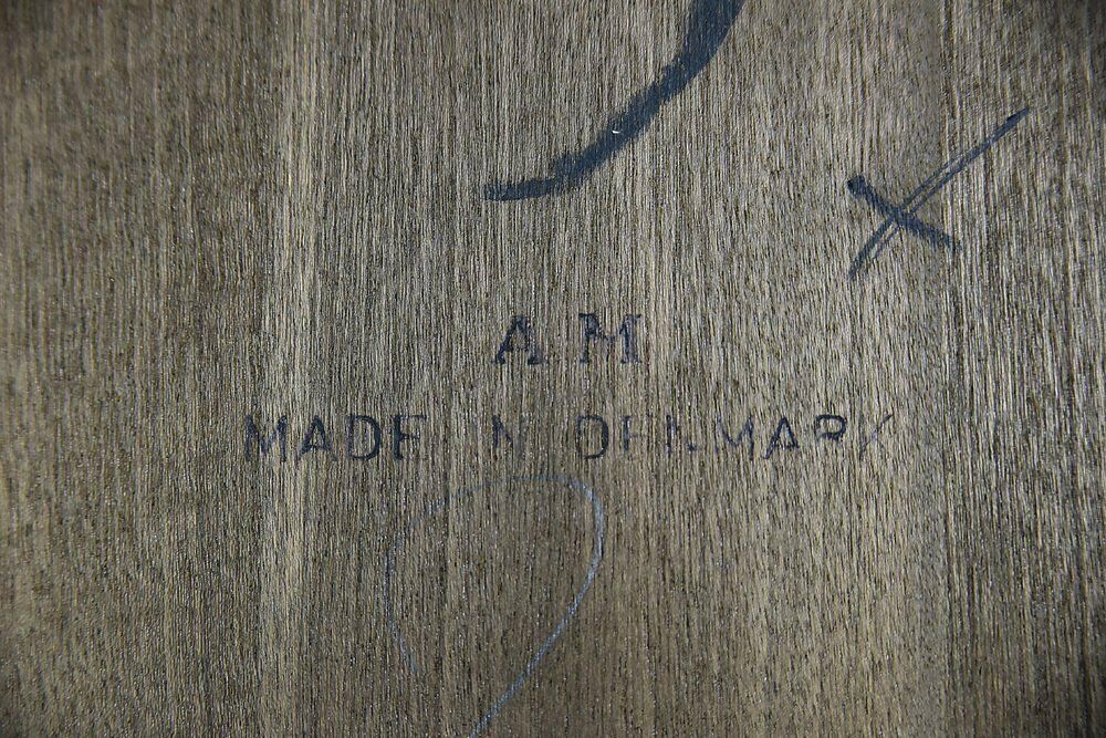 photo vinterior Mid Century Danish Modern Oak Wood Folding Dining Table From Am Møbler, 1960s