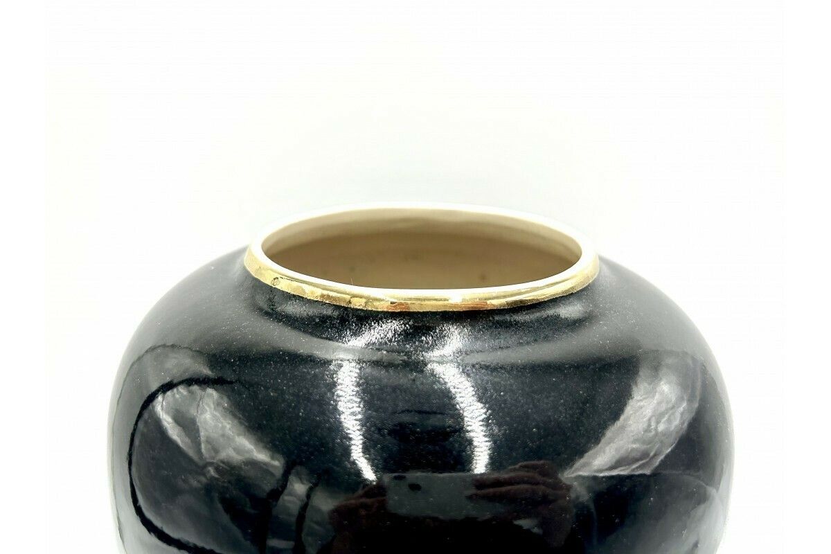 Large Black Vase, Germany, 1970s photo buy