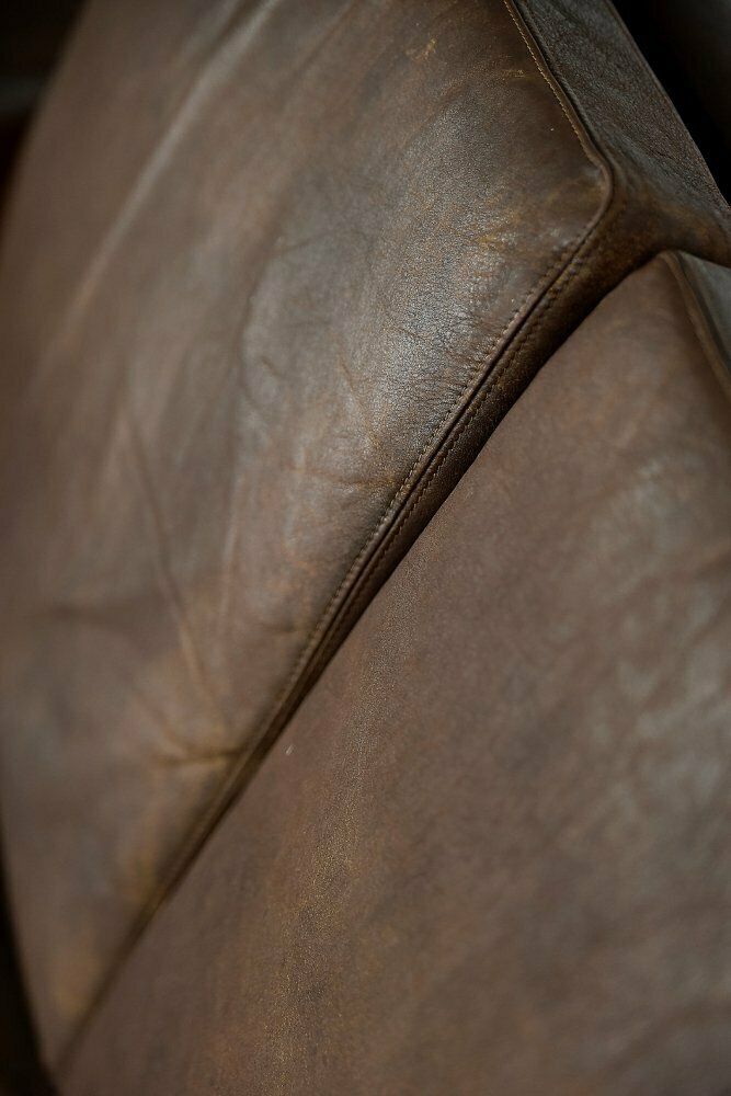 Mid Century Scandinavian Modern 2 Seater Brown Leather Sofa 3330 By Arne Vodder For Fritz Hansen, 1960s photo 3759.0
