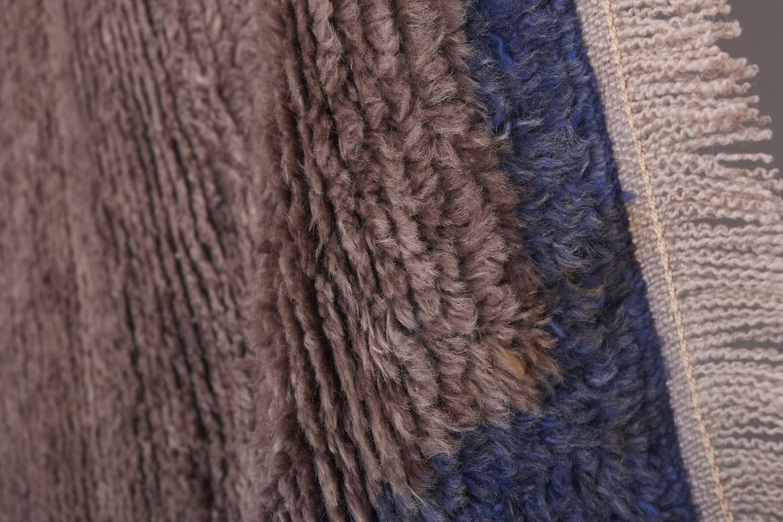1970s Vintage Mohair Tulu Rug 4'3'' X 6'1'' photo vinterior