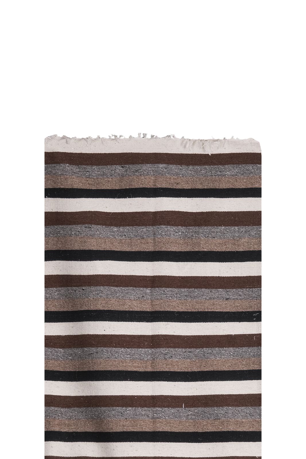 Made Of Natural Undyed Wool 20th Century Kilim Runner 2'6'' X 27'11'' photo for sale