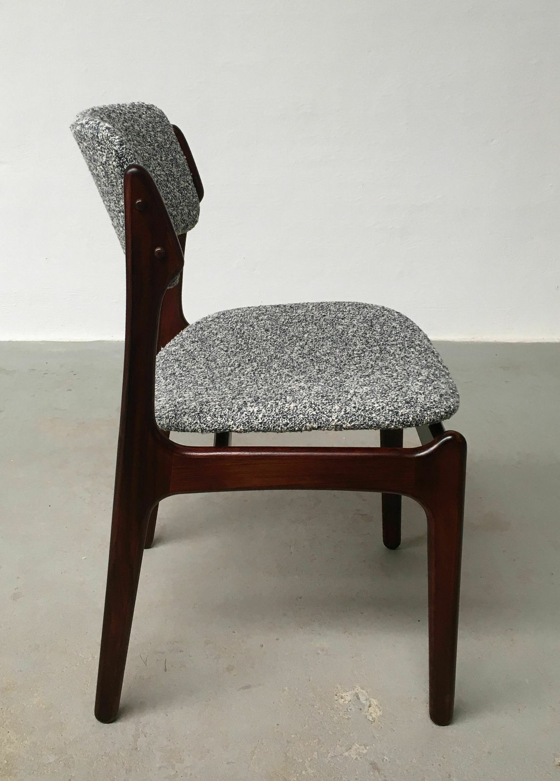 10000.0 Erik Buch Set Of Ten Fully Restored Rosewood Dining Chairs Inc Custom Upholstery 1960's photo