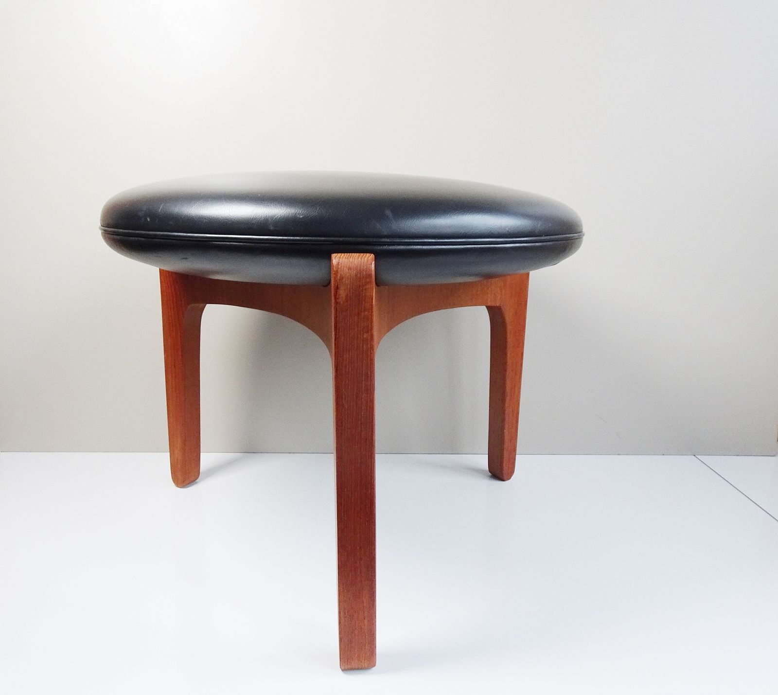 photo buy Teak Stool By Sven Ellekaer For Christian Linneberg, Denmark 1960s