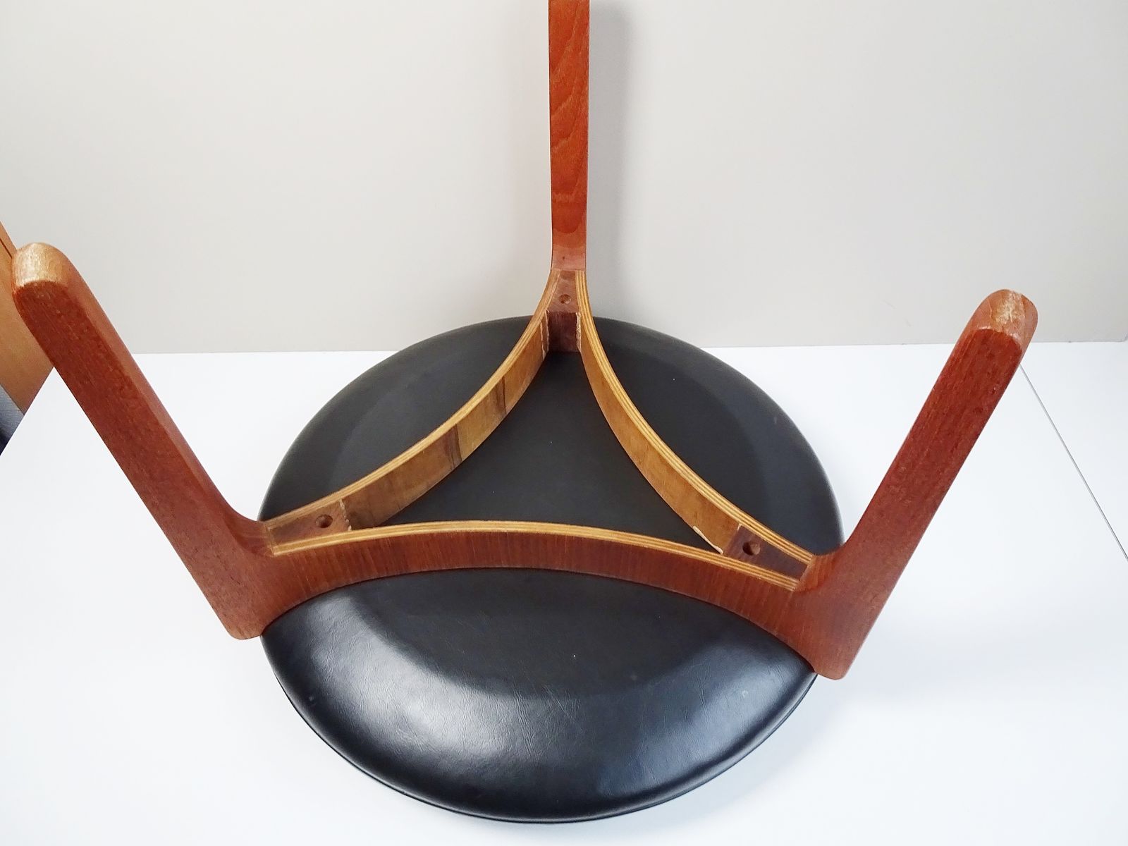 photo vinterior Teak Stool By Sven Ellekaer For Christian Linneberg, Denmark 1960s
