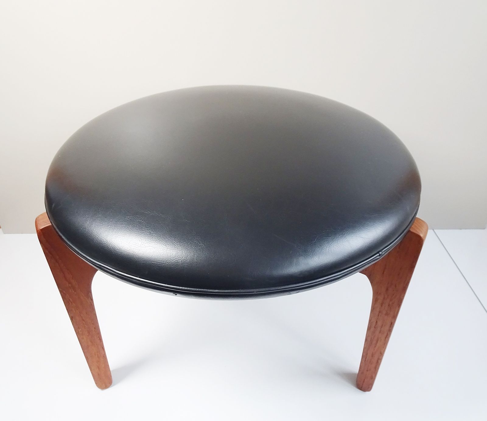 Teak Stool By Sven Ellekaer For Christian Linneberg, Denmark 1960s photo 766.0