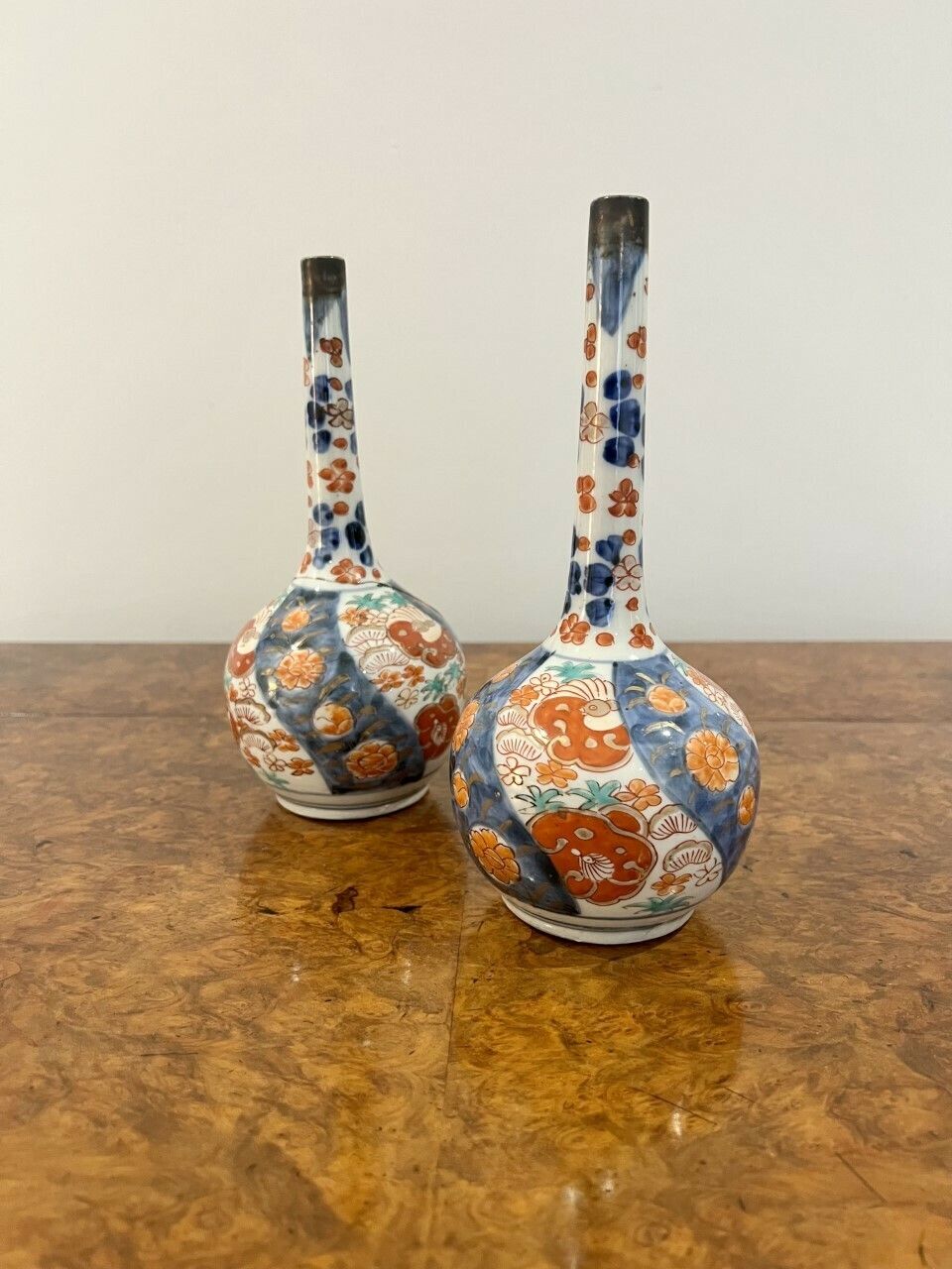 Pair Of Antique Japanese Imari Vases photo Home Decor