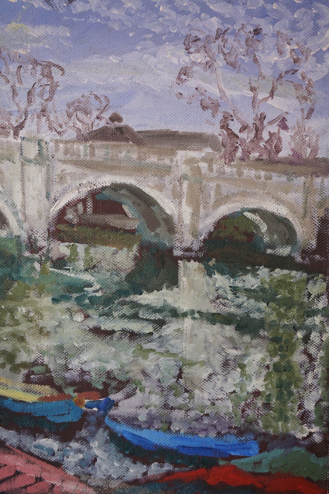 Richmond Bridge   Colour In Winter photo furniture