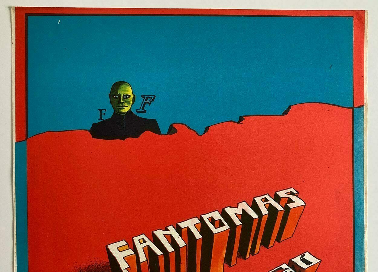 Movie Poster, Fantomas Unleashed, Antonín Sládek, 1974 photo vinterior