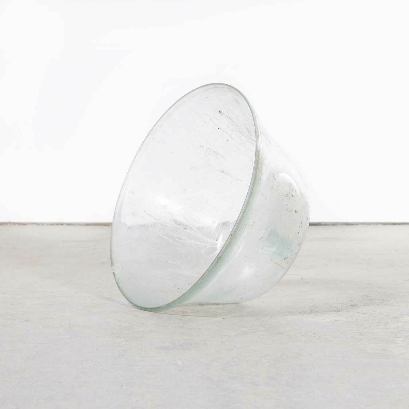 19th Century French Mouth Blown Glass Cloche (1422.8) photo 294.0