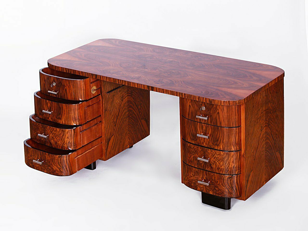 photo for sale Model H 178 Desk By Jindrich Halabala For Up Zavody, 1930s