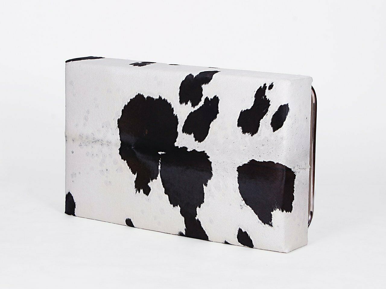 Large Tubular Steel Cowhide Coffee Table, 1940 photo furniture