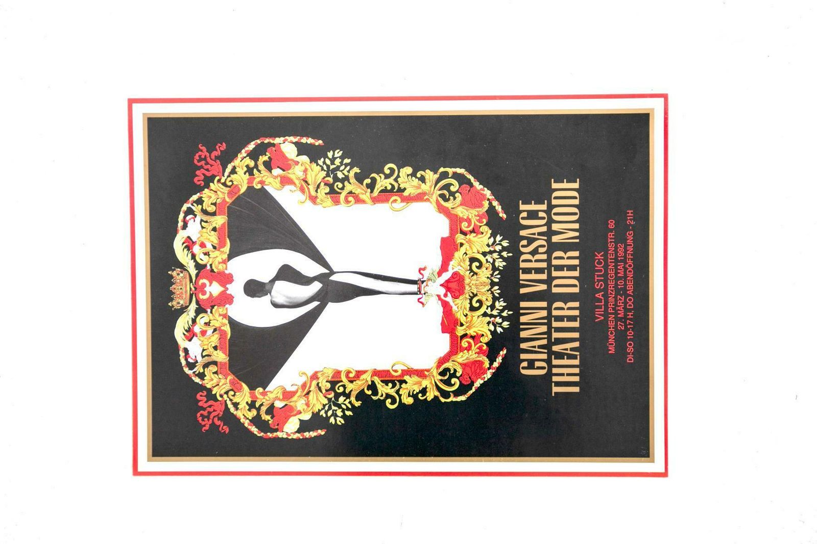 Poster Gianni Versace For Theatre Der Mode For Villa Stuck 1992 photo furniture