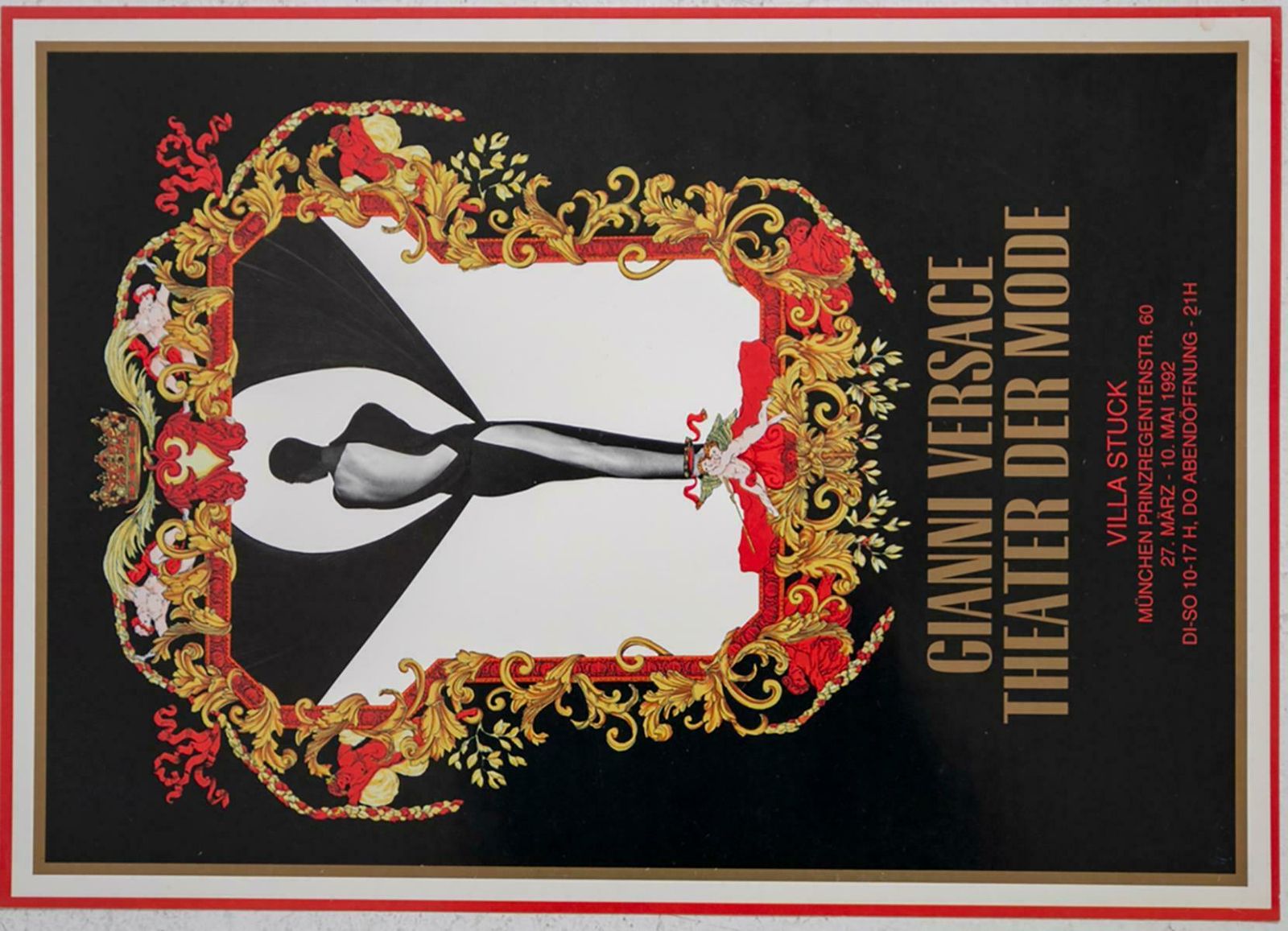 Poster Gianni Versace For Theatre Der Mode For Villa Stuck 1992 photo Art