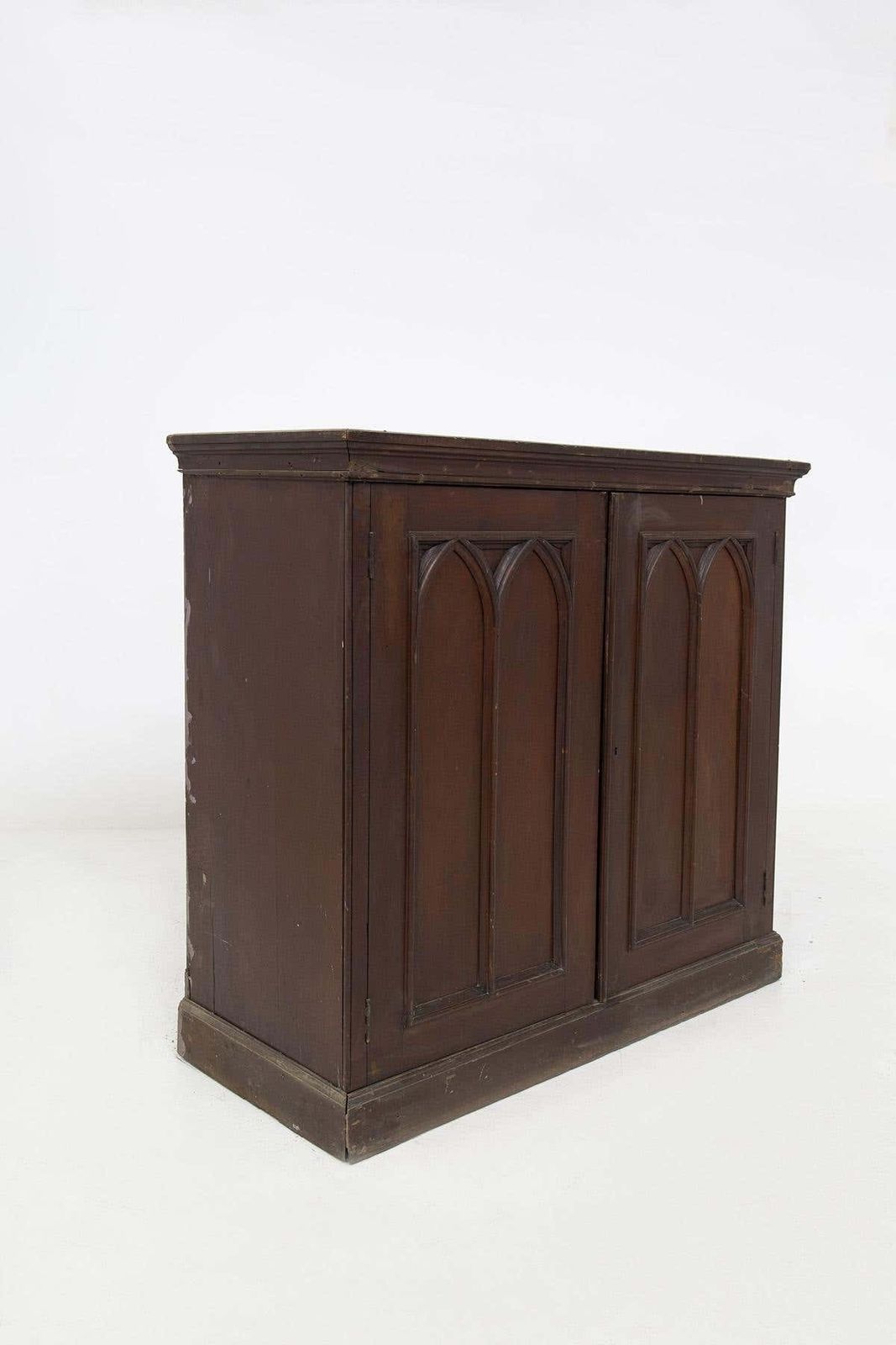 Antique Gothic High Cupboard Of The Galloping Queen Holland photo for sale
