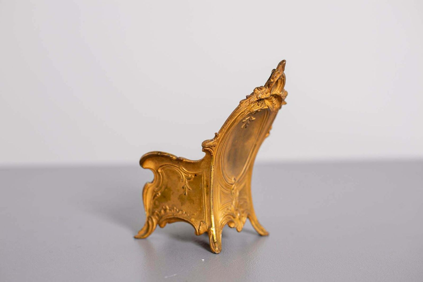 Miniature Of A Jewellery Box In Gilt Bronze Paris France Circa 1800 photo 980.0